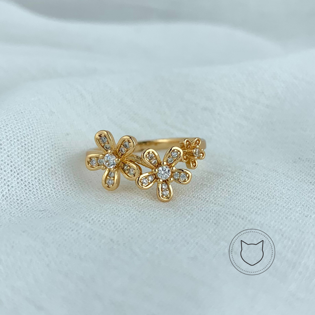 ANILLO DE BAÑO DE ORO Y CRISTALES AN3025G30