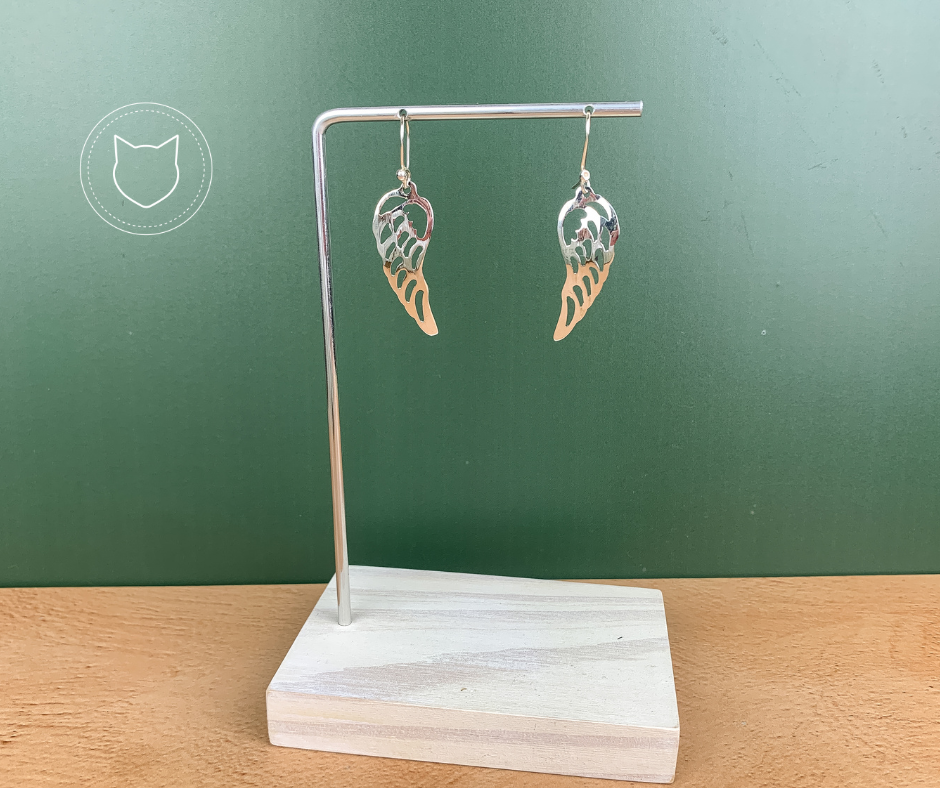 ARETES DE COLGAR DE PLATA 925 AR1095M45