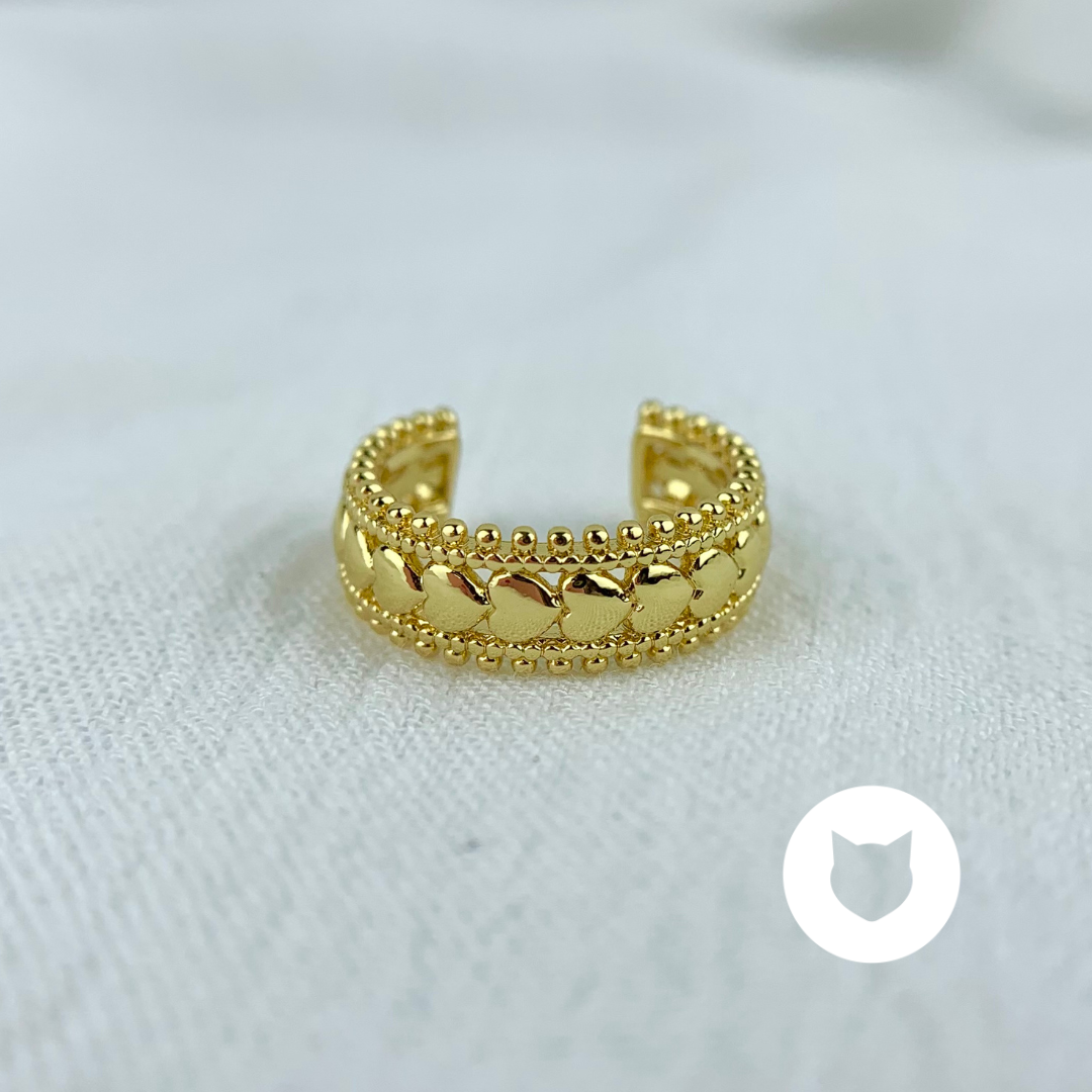 EARCUFF DE BA�O DE ORO EA0626G37