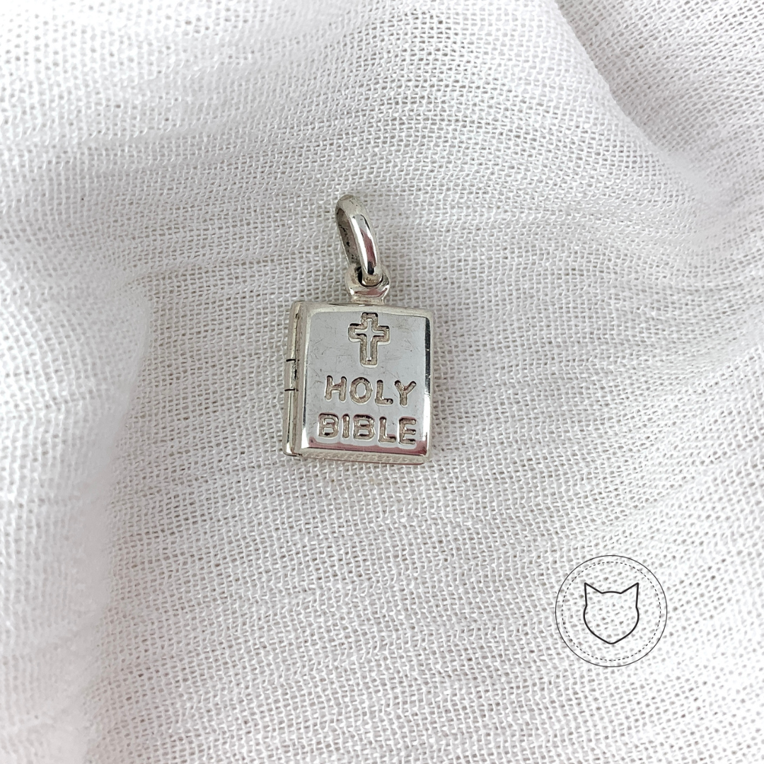 DIJE RELICARIO BIBLIA DE PLATA 925 DI0229L
