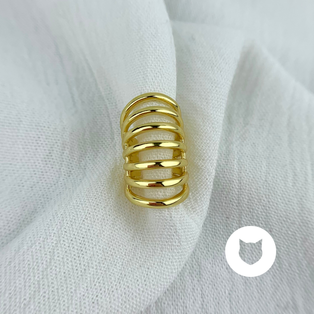 EARCUFF DE BAÑO DE ORO EA0624G42