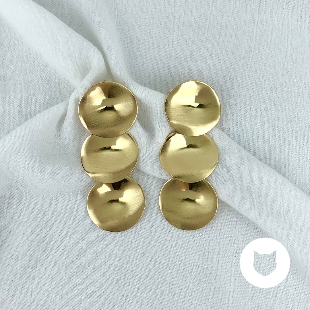 ARETES DE BAÑO DE ORO AR2582G30