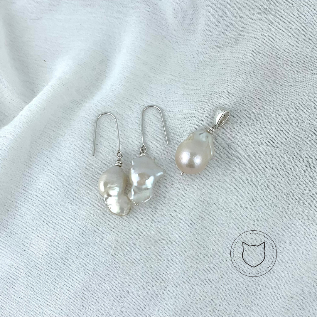 SET DE PLATA 925 Y PERLA CULTIVADA SE0956M36