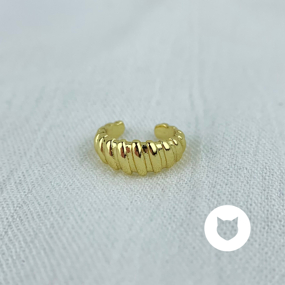 EARCUFF DE BAÑO DE ORO EA0637G35