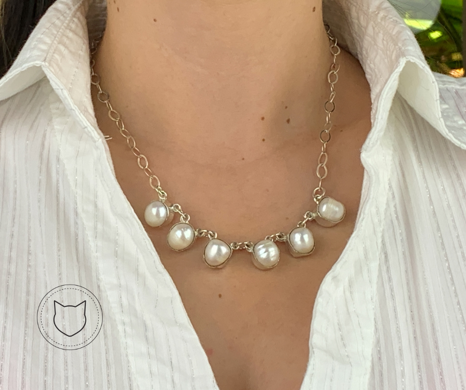 COLLAR DE PLATA 925 Y PERLAS CULTIVADAS CO0567M25