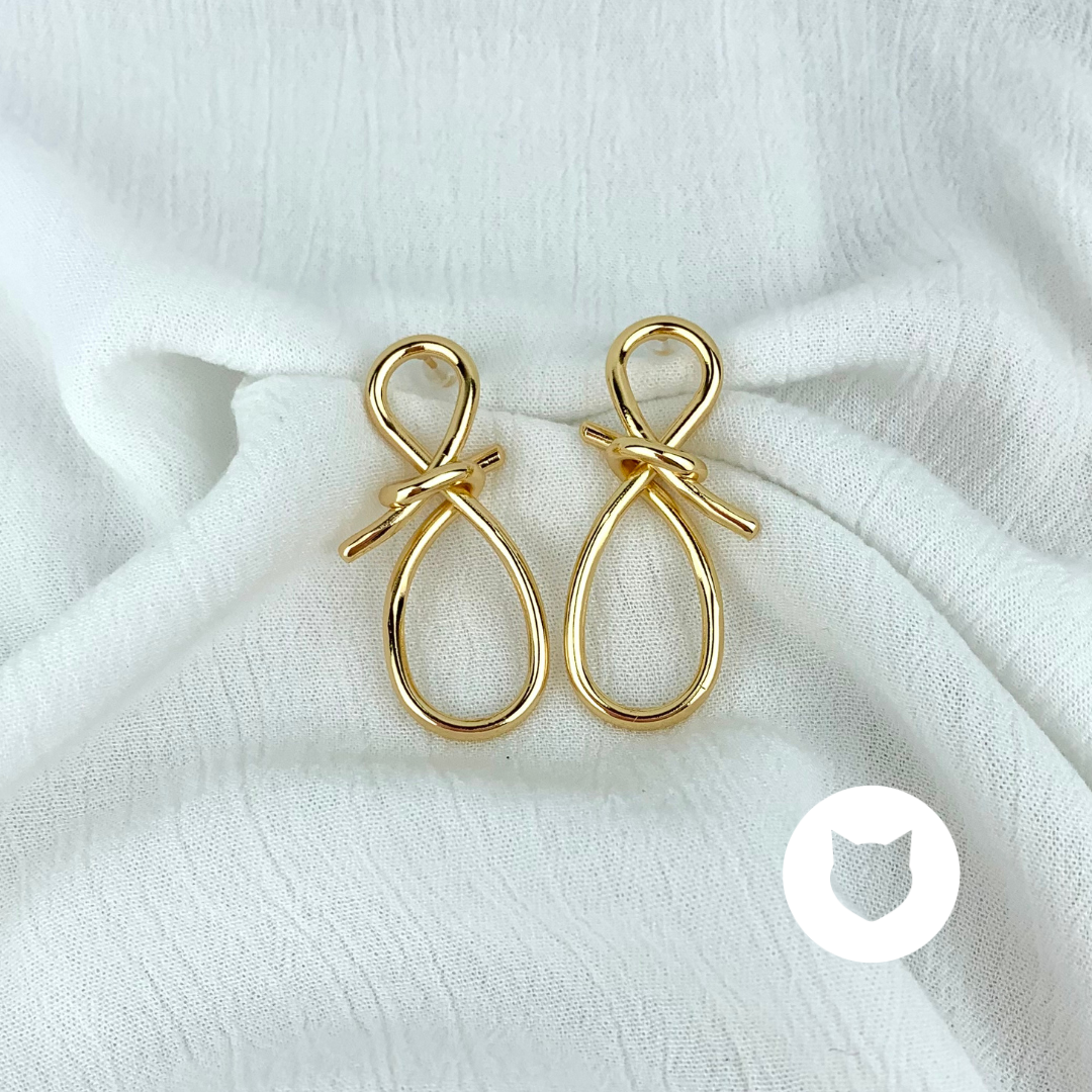 ARETES DE BAÑO DE ORO AR2539G32