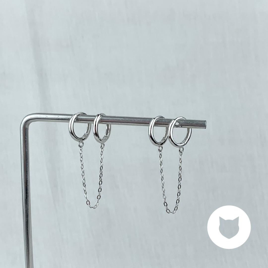 ARGOLLAS DE PLATA 925 RODINADA AG1542L25