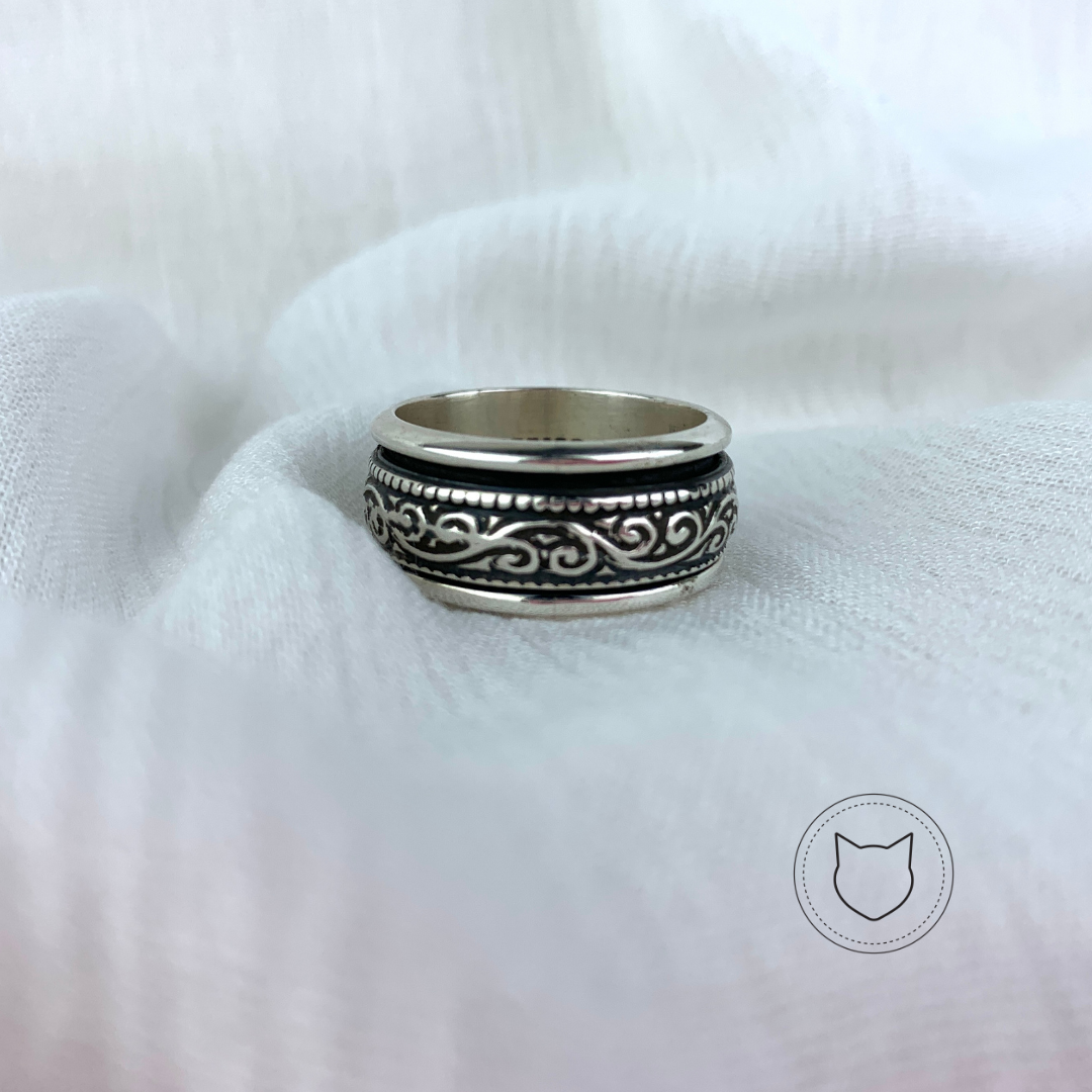 ANILLO DE PLATA 925 TALLA 5.5 AN1194M33