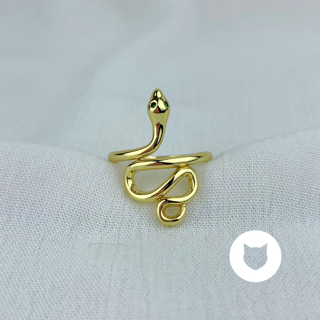 ANILLO DE BAÑO DE ORO SERPIENTE AN3400G32