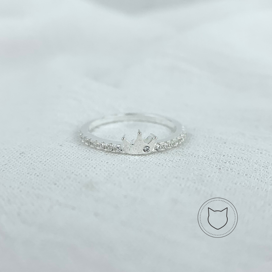 ANILLO DE PLATA 925 Y CRISTALES TALLA 5 AN3168L25