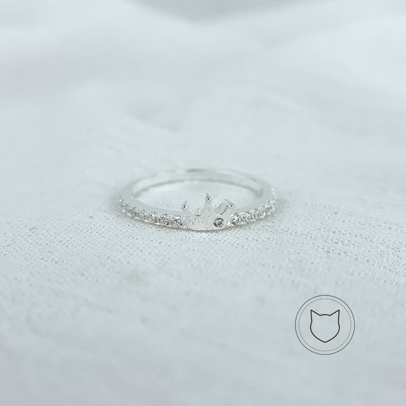 ANILLO DE PLATA 925 Y CRISTALES TALLA 5 AN3168L25