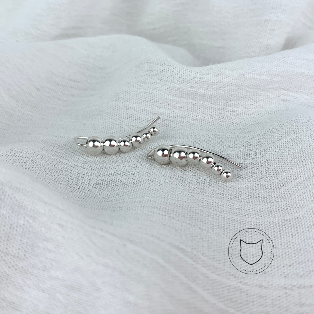 ARETES TREPADORES DE PLATA 925 AR1567M29