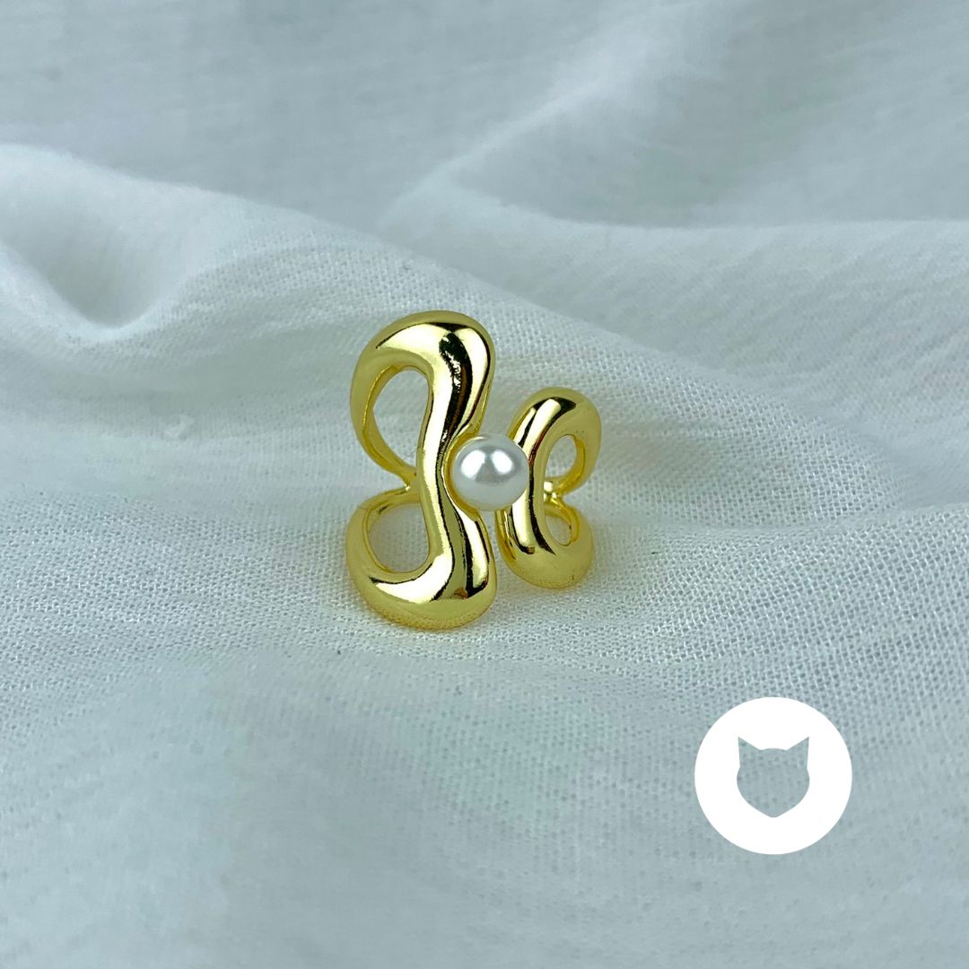 ANILLO DE BAÑO DE ORO TALLA AJUSTABLE AN3282G43