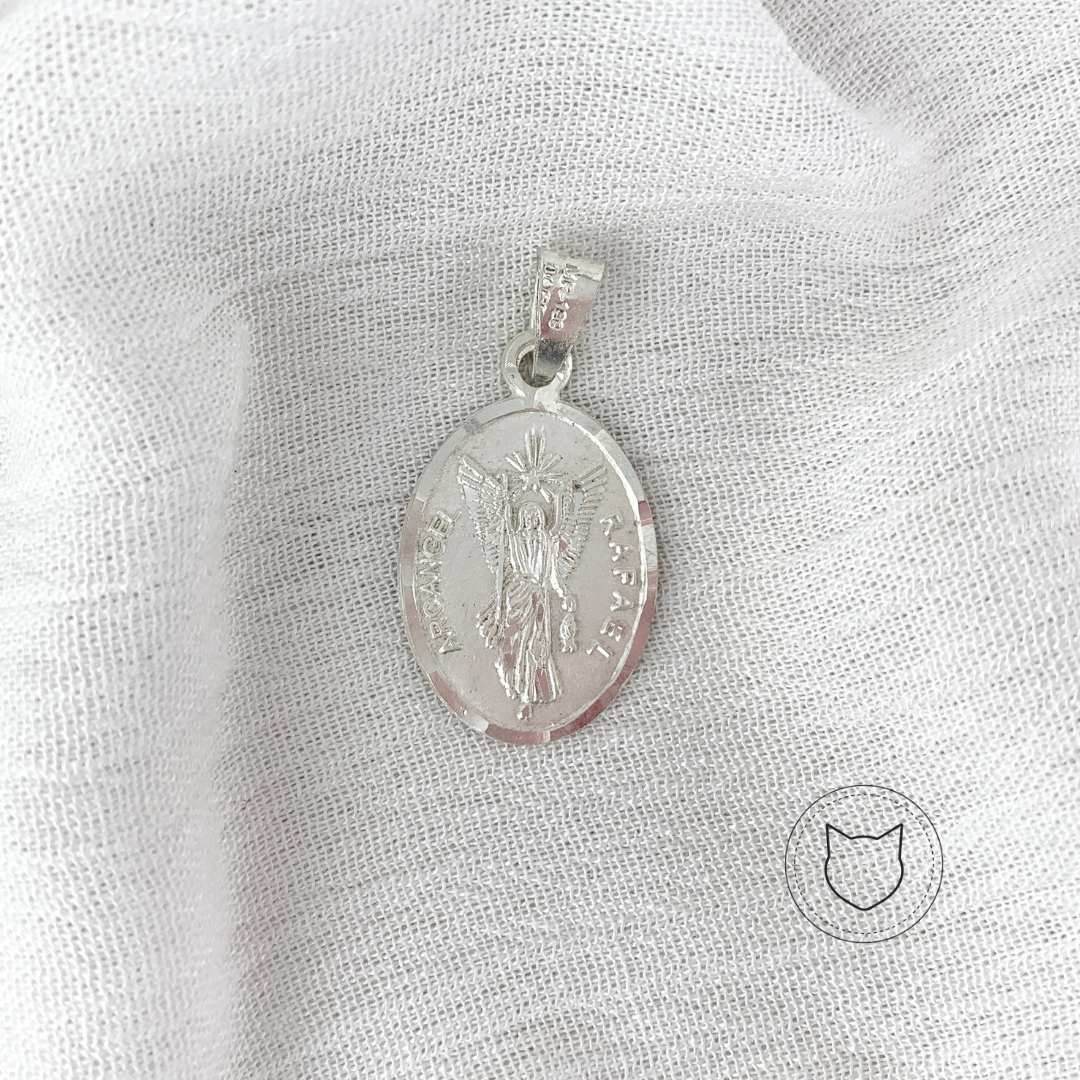 DIJE SAN RAFAEL ARCÁNGEL DE PLATA 925 DI0274M34