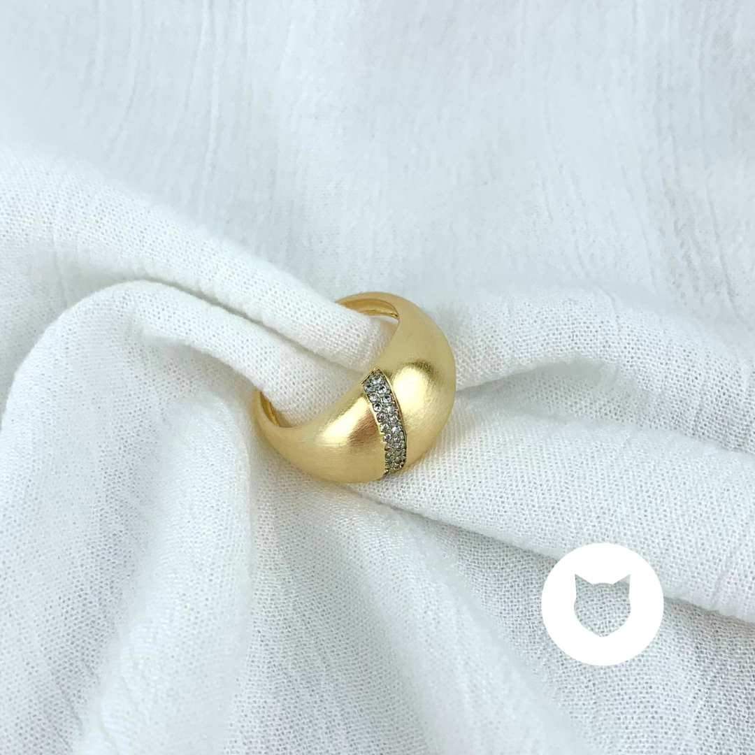 ANILLO DE BAÑO DE ORO Y CRISTALES AN3359G32