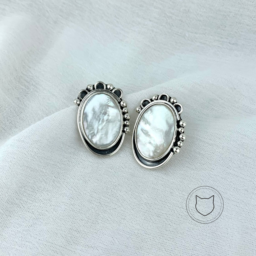​ARETES DE PLATA 925 Y PERLA CULTIVADA AR2074M23
