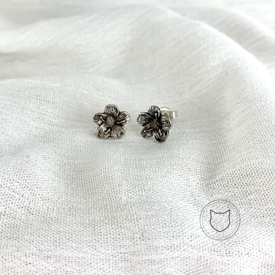​ARETES DE PLATA 925 AÑEJADA AR1160M39