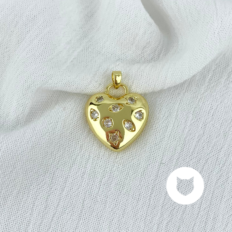 DIJE DE BAÑO DE ORO Y CRISTALES DI0758G38