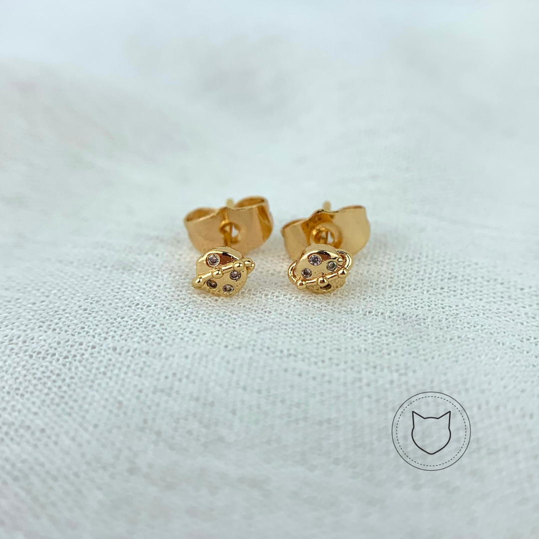 ARETES DE BAÑO DE ORO Y CRISTALES AR1956G33