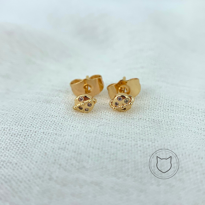 ARETES DE BAÑO DE ORO Y CRISTALES AR1956G33