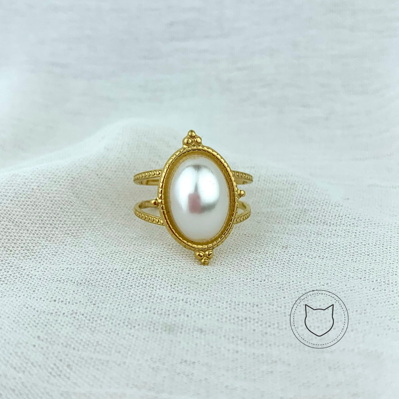 ANILLO DE BA�O DE ORO TALLA 8.5 AN2533G42