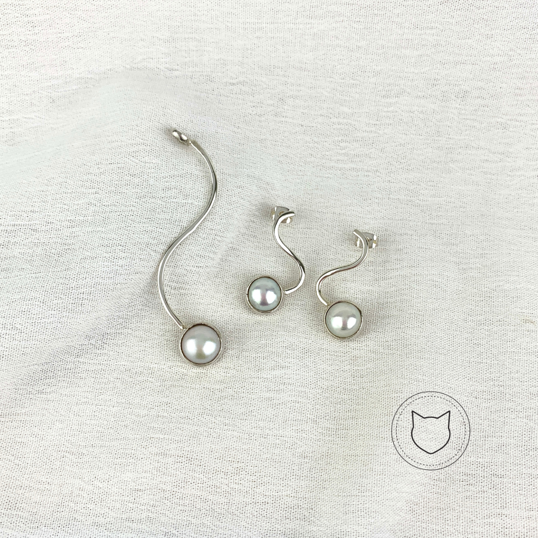 SET DE PLATA 925 Y PERLA CULTIVADA SE0754M40