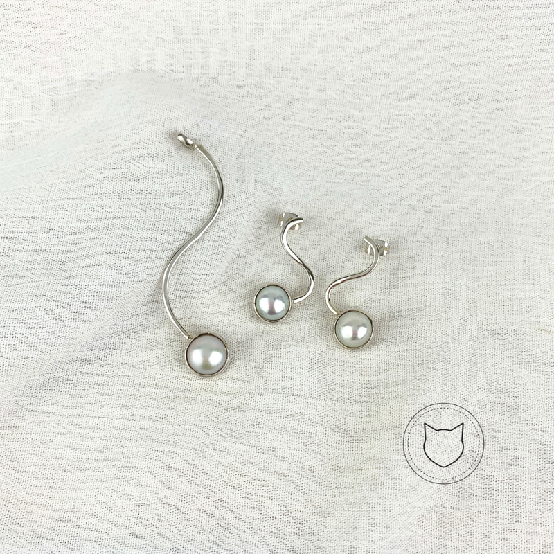 SET DE PLATA 925 Y PERLA CULTIVADA SE0754M40