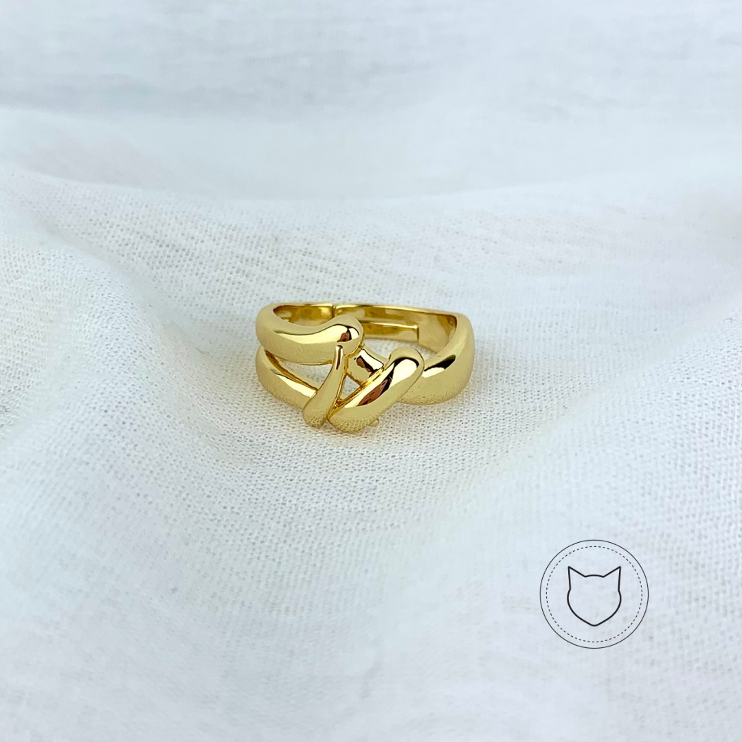 ANILLO DE BAÑO DE ORO TALLA 7.5 AN2238G42