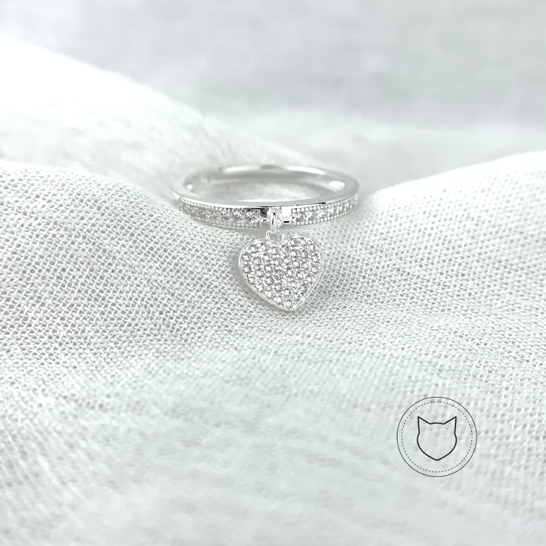ANILLO DE PLATA 925 Y CRISTALES TALLA 6 AN2587L25