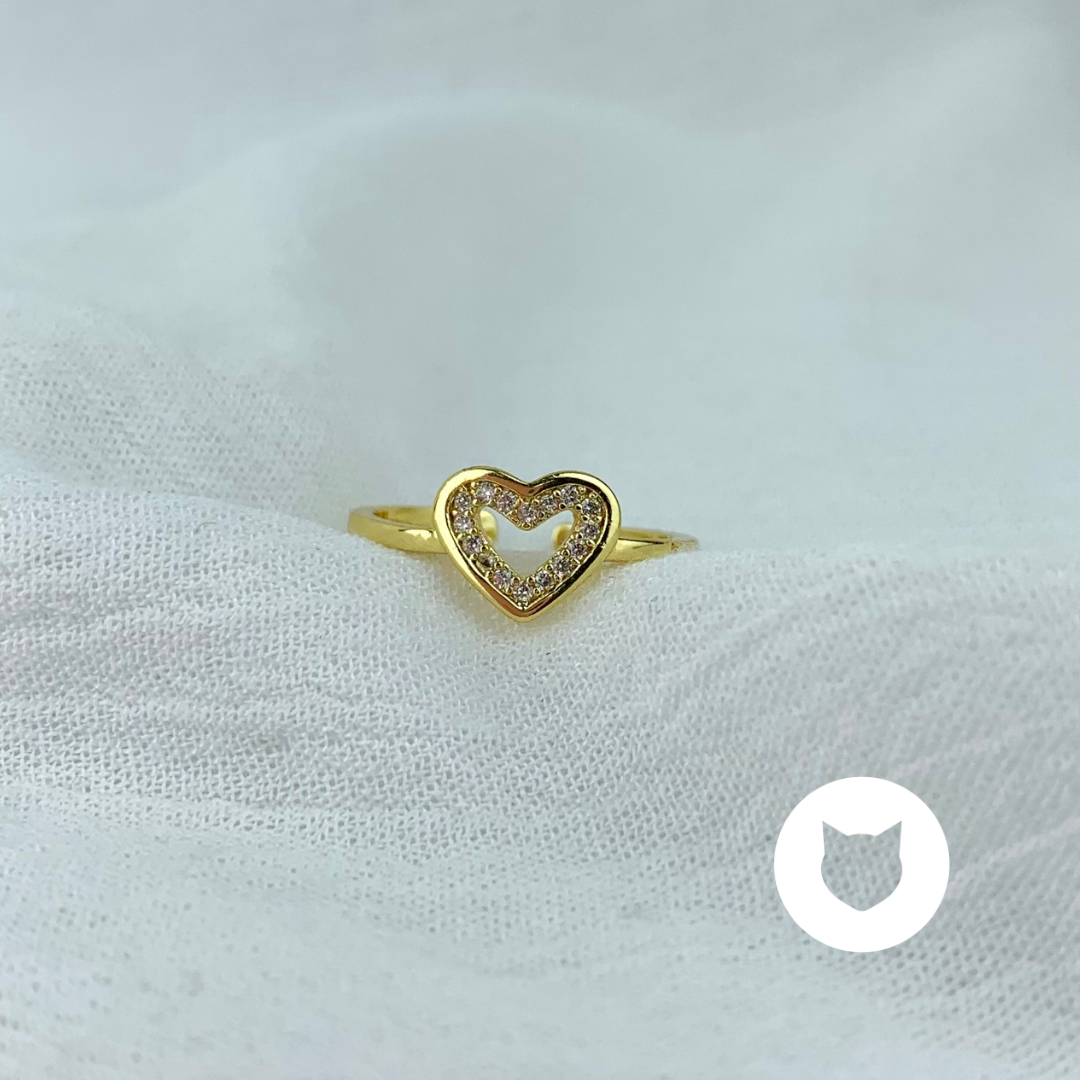ANILLO DE BAÑO DE ORO Y CRISTALES AN3355G45