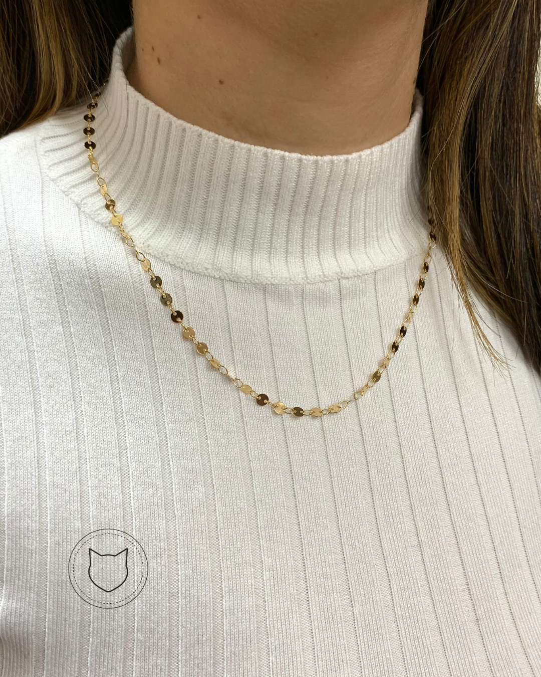 ​COLLAR DE BAÑO DE ORO CO1004G30