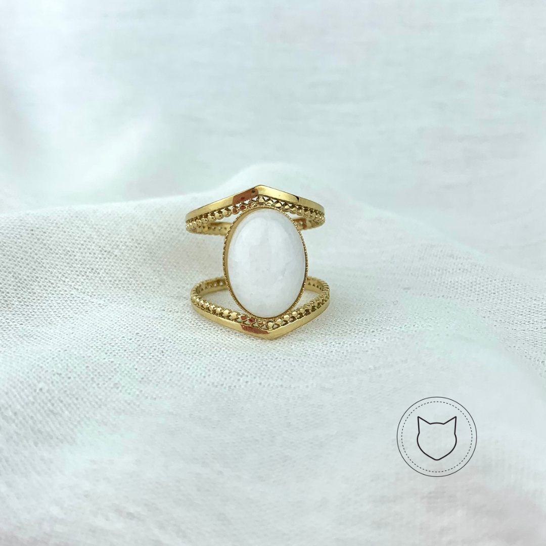 ANILLO DE BA�O DE ORO TALLA 8 AN2474G34