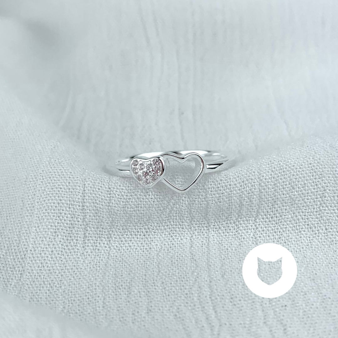 ANILLO DE PLATA 925 Y CRISTALES TALLA 9 AN3366L27