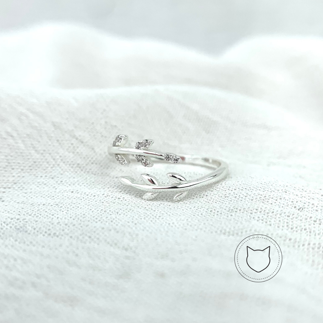 ANILLO DE PLATA 925 Y CRISTALES TALLA 5 AN2915L25