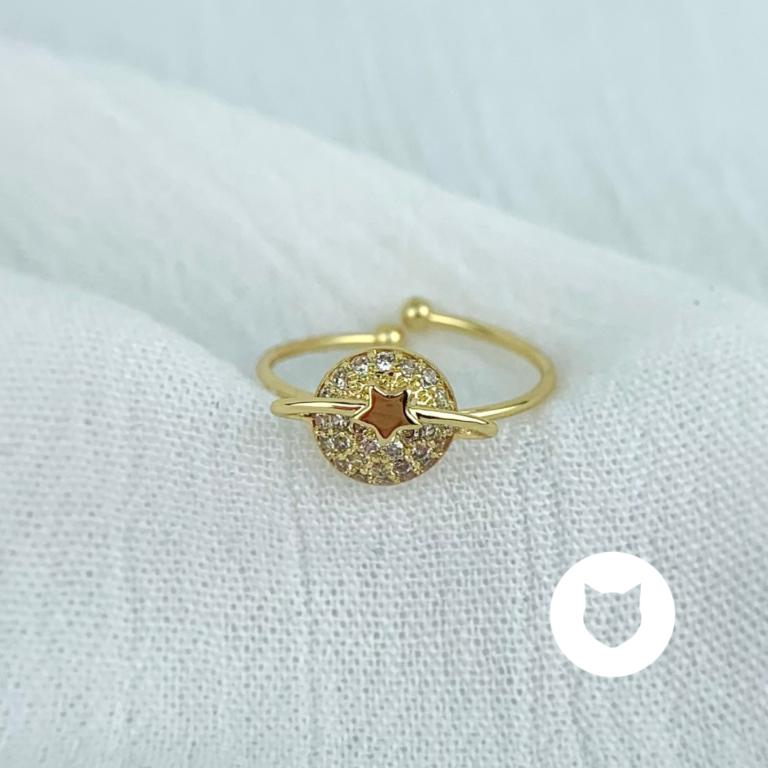 ANILLO DE BAÑO DE ORO Y CRISTALES AN3460G43