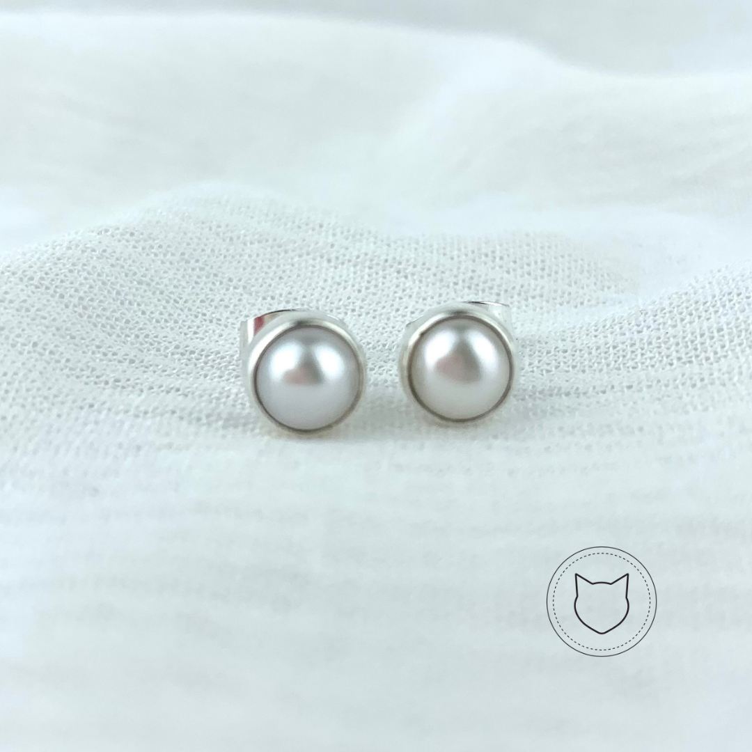 ARETES DE PLATA 925 Y PERLA CULTIVADA AR2056M41