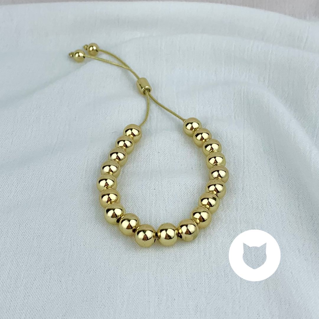 PULSERA DE BAÑO DE ORO PU1648G34