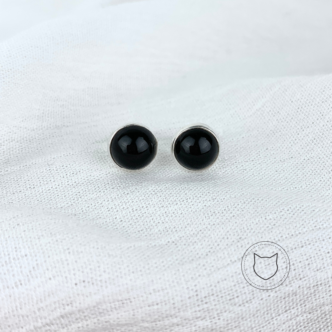 ARETES ONIX PLATA 925 AR0001M35