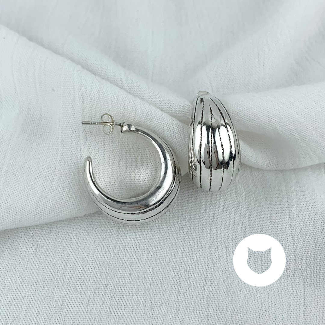 ARGOLLAS DE PLATA 925 AG1585L22