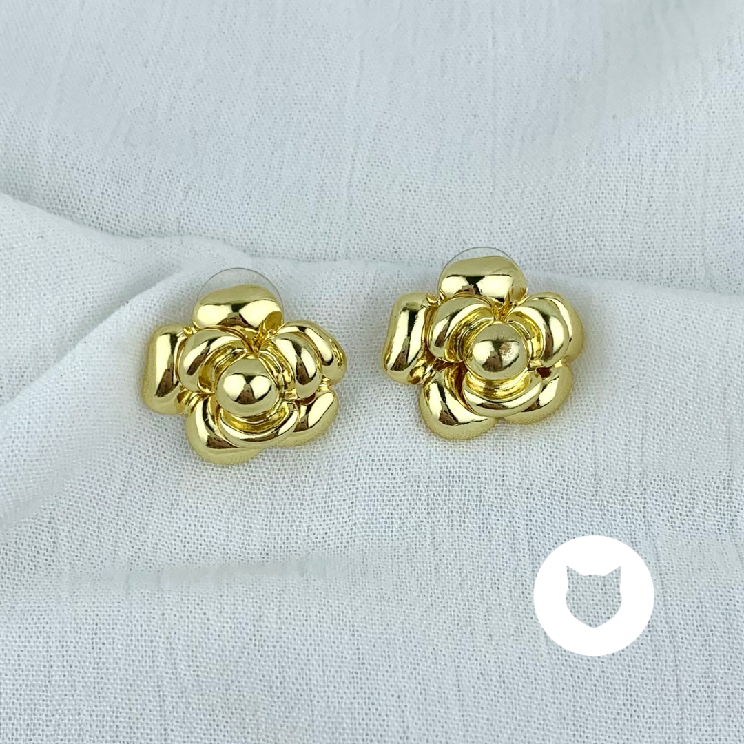 ARETES DE ACERO INOXIDABLE FLOR AR2621G31