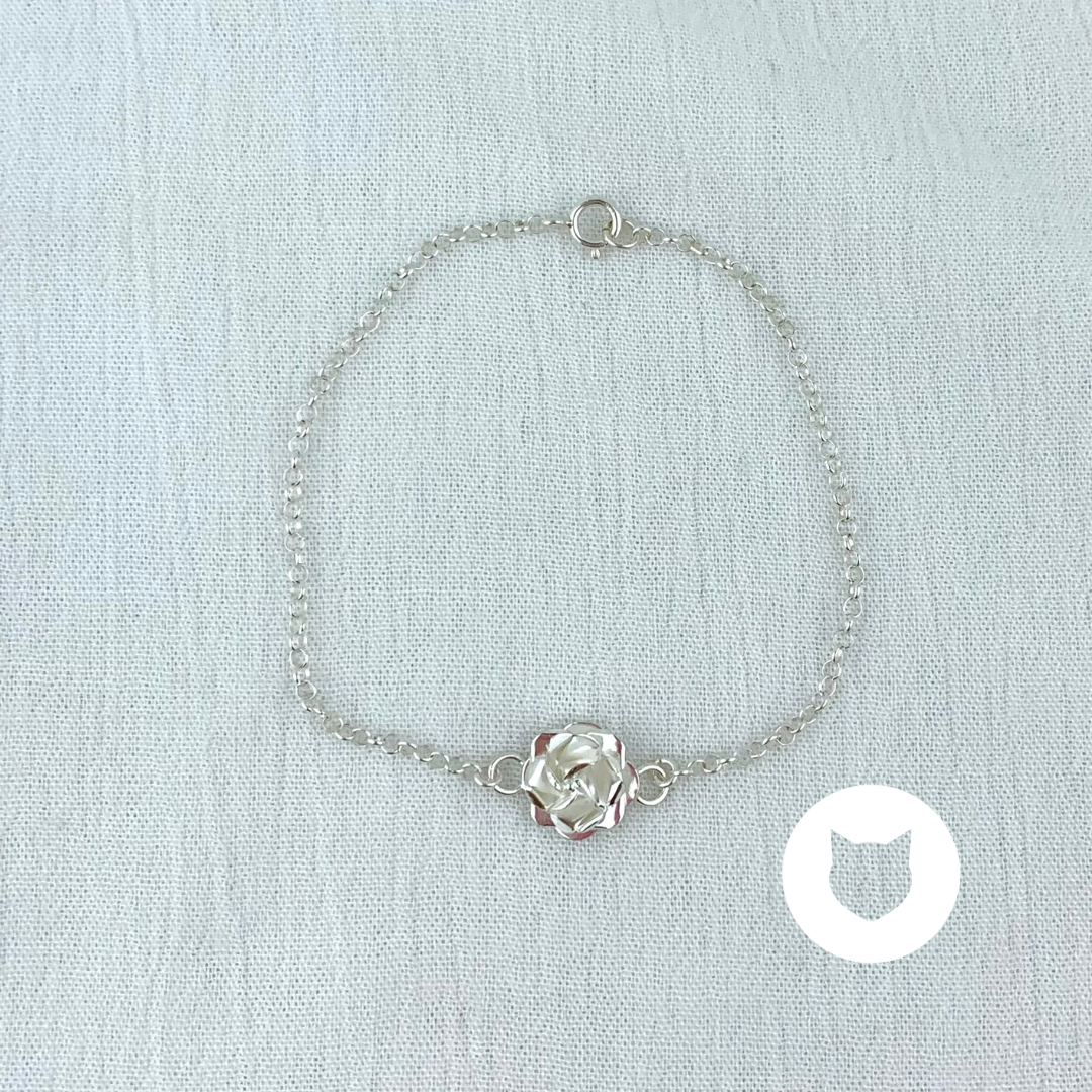PULSERA DE PLATA 925  ROSA PU1721F40