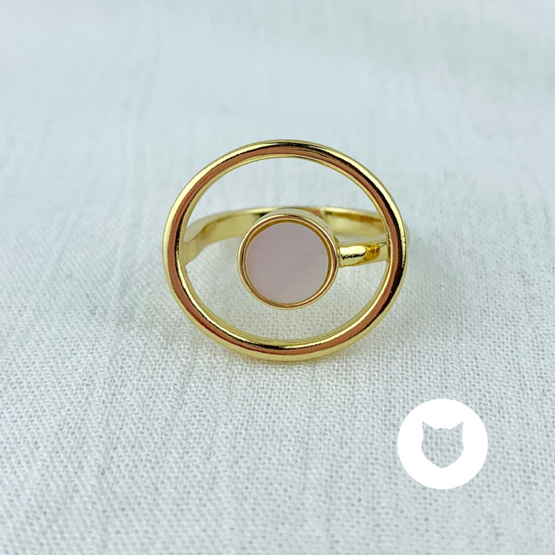 ANILLO DE BAÑO DE ORO Y CRISTALES AN3483G54