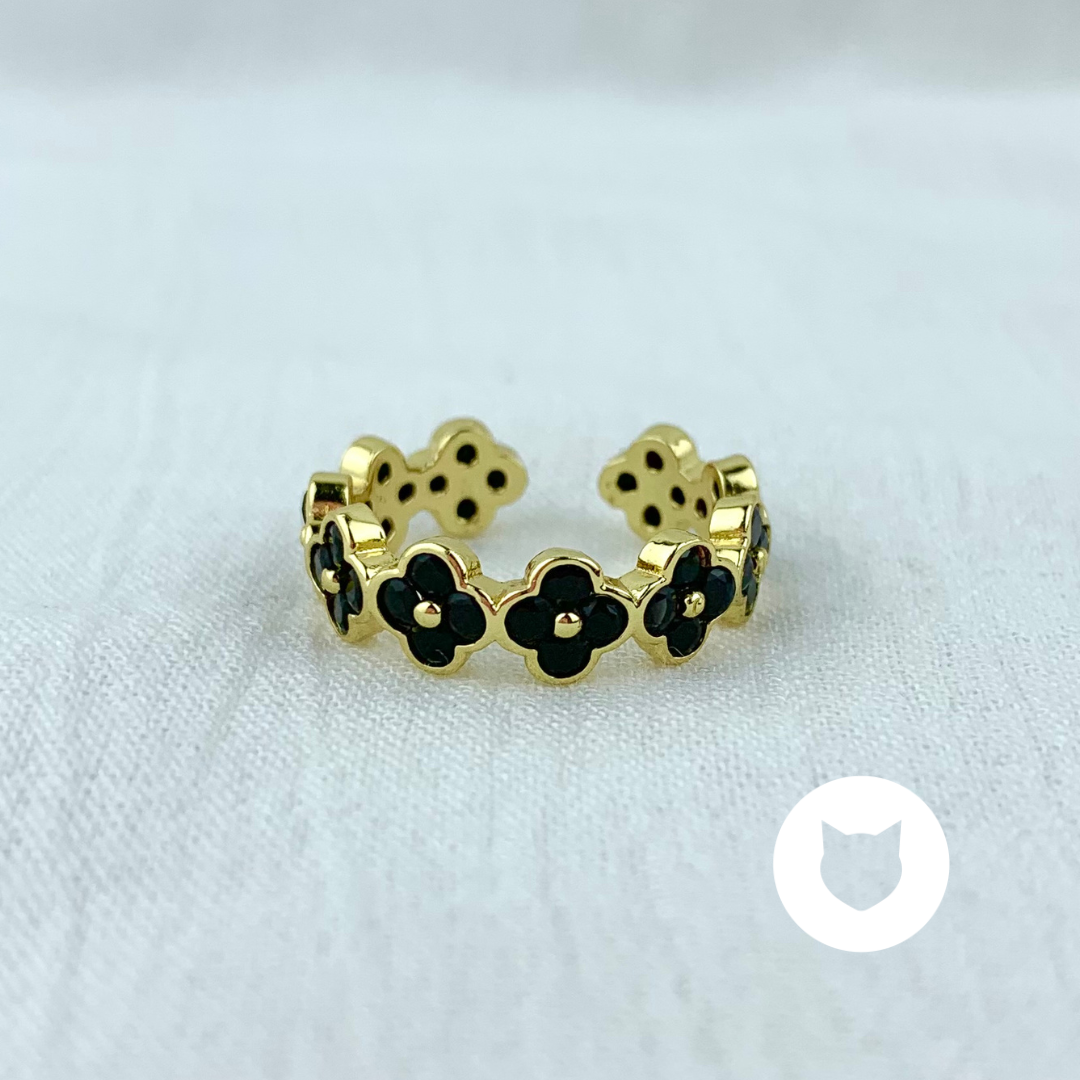 ANILLO DE BAÑO DE ORO Y CRISTALES AN3492G39