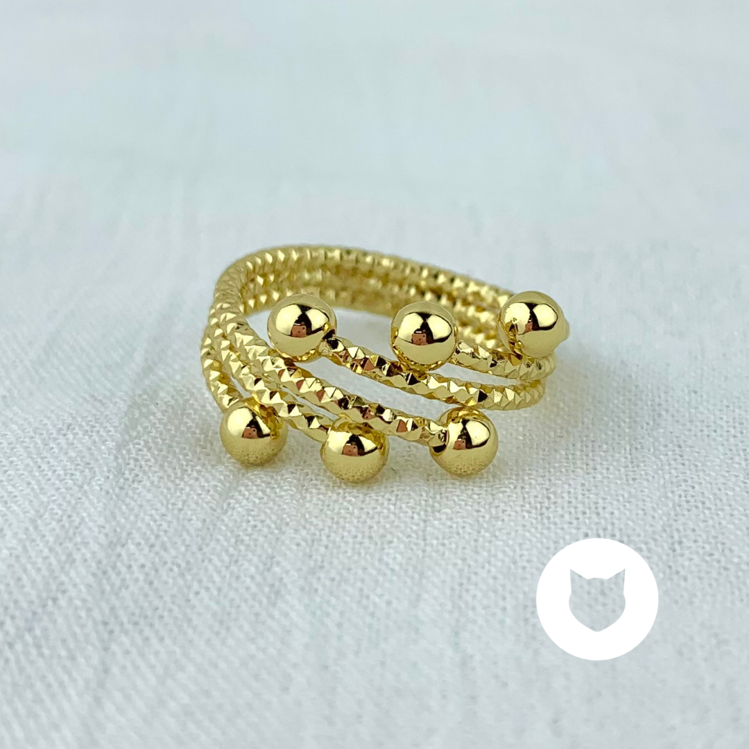 ANILLO DE BA�O DE ORO AN3505G45