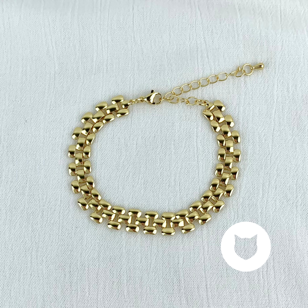 PULSERA DE BAÑO DE ORO  PU1738G30