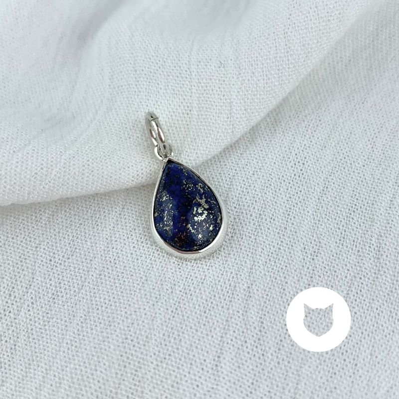 DIJE PLATA 925 Y LAPISLÁZULI DI0765M43