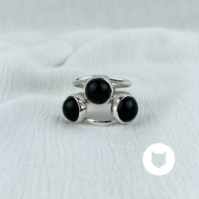 ANILLO DE PLATA 925 Y ÓNIX AN3531M40
