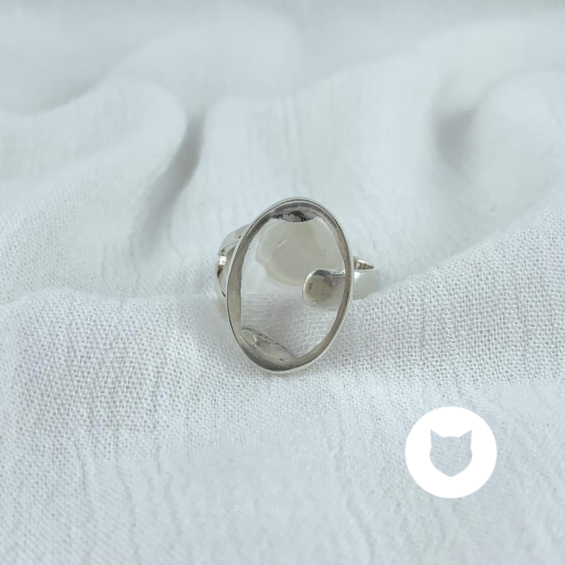 ANILLO DE PLATA 925 Y CUARZO TRANSPARENTE AN3543M40