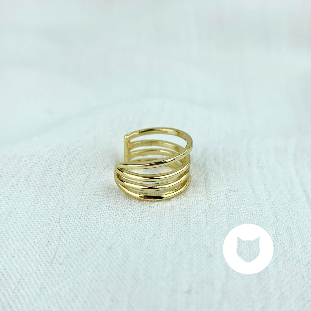 EARCUFF DE BAÑO DE ORO EA0678G30