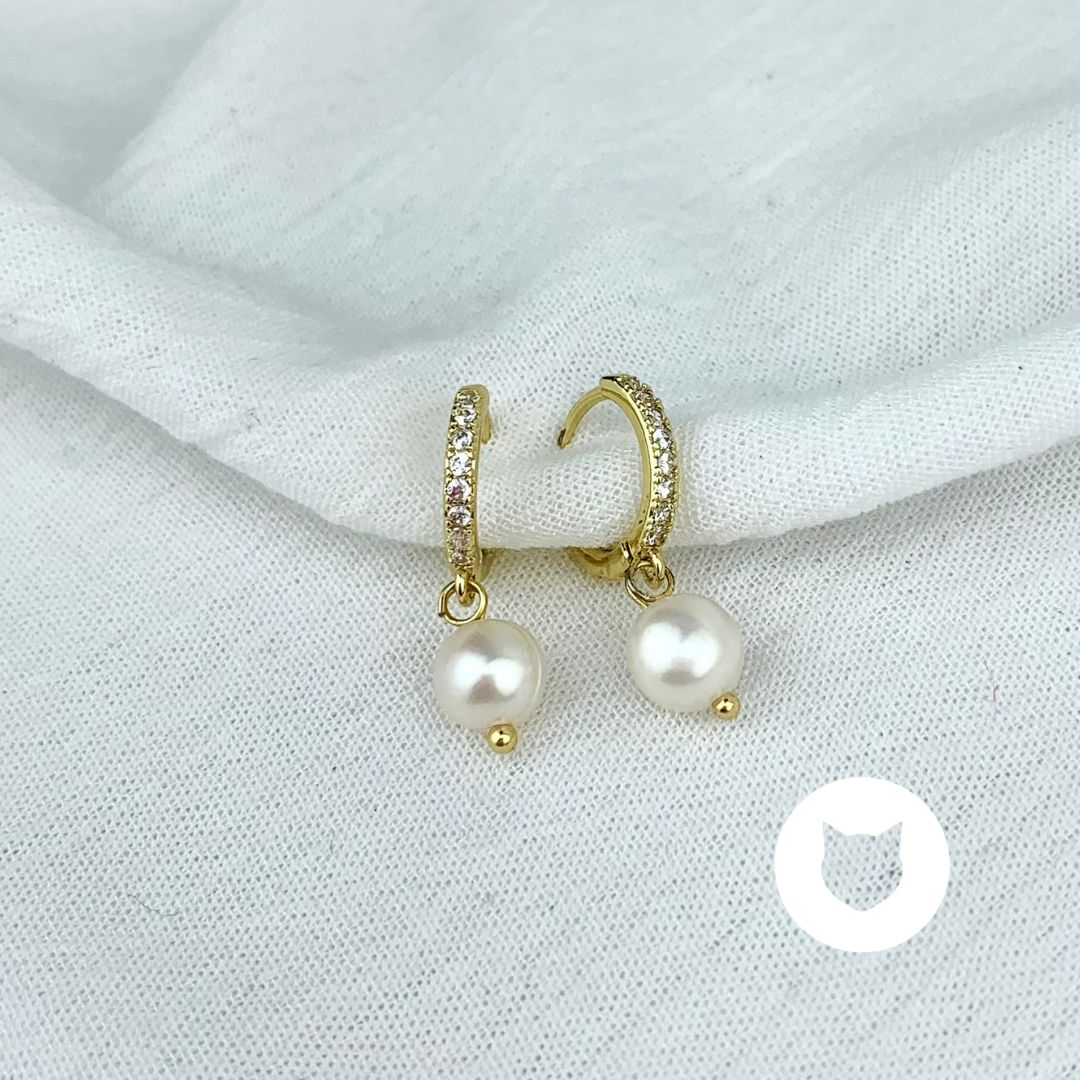 ARGOLLAS DE BRONCE Y CRISTALES AG1607G30
